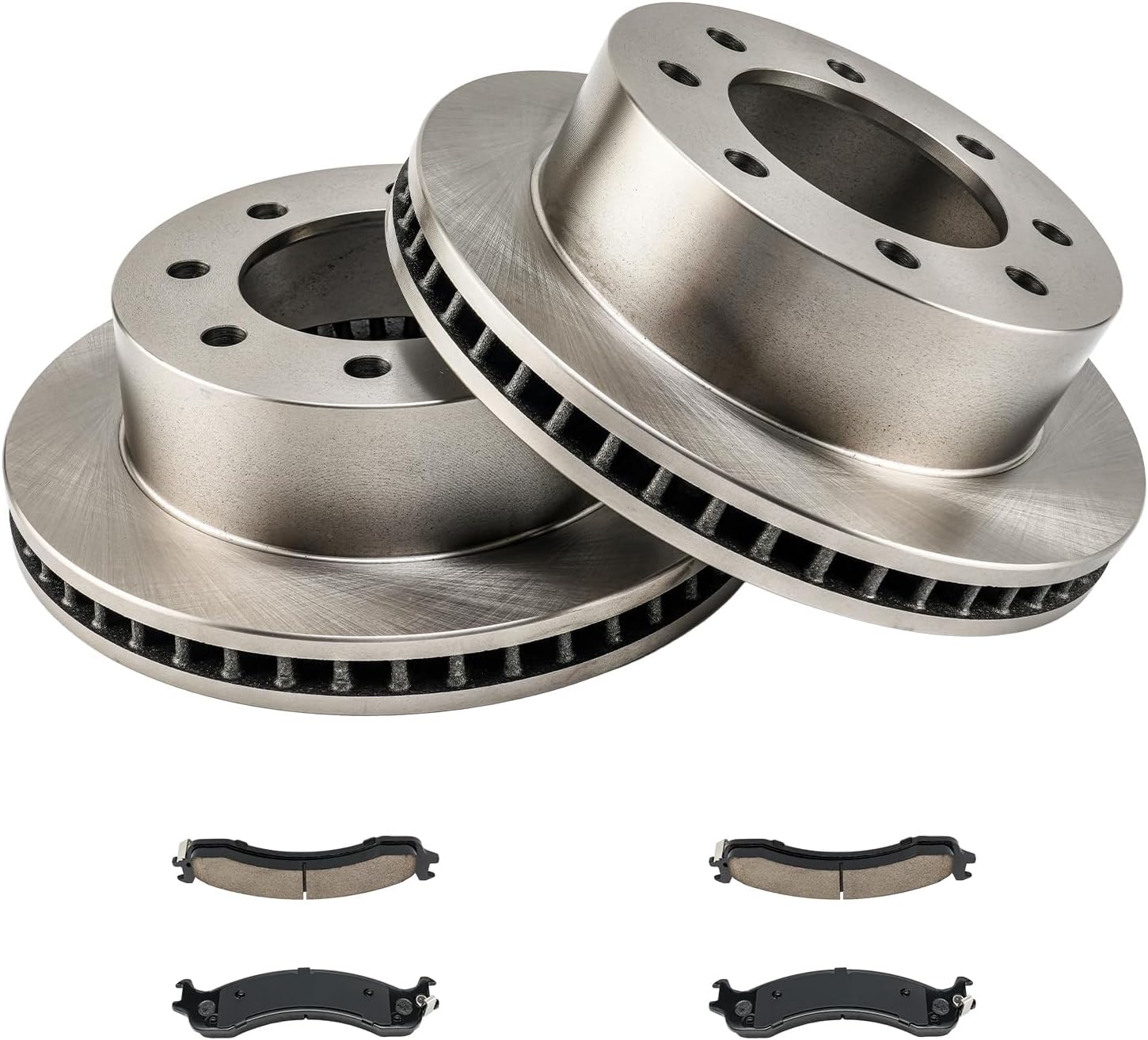 KAX Front Brake Kit for Dodge Ram 2500 2000-2002, Ram 3500 2000-2002, 12.86inch Brake Rotors Pads Kit, #5393+D859 Front Brakes