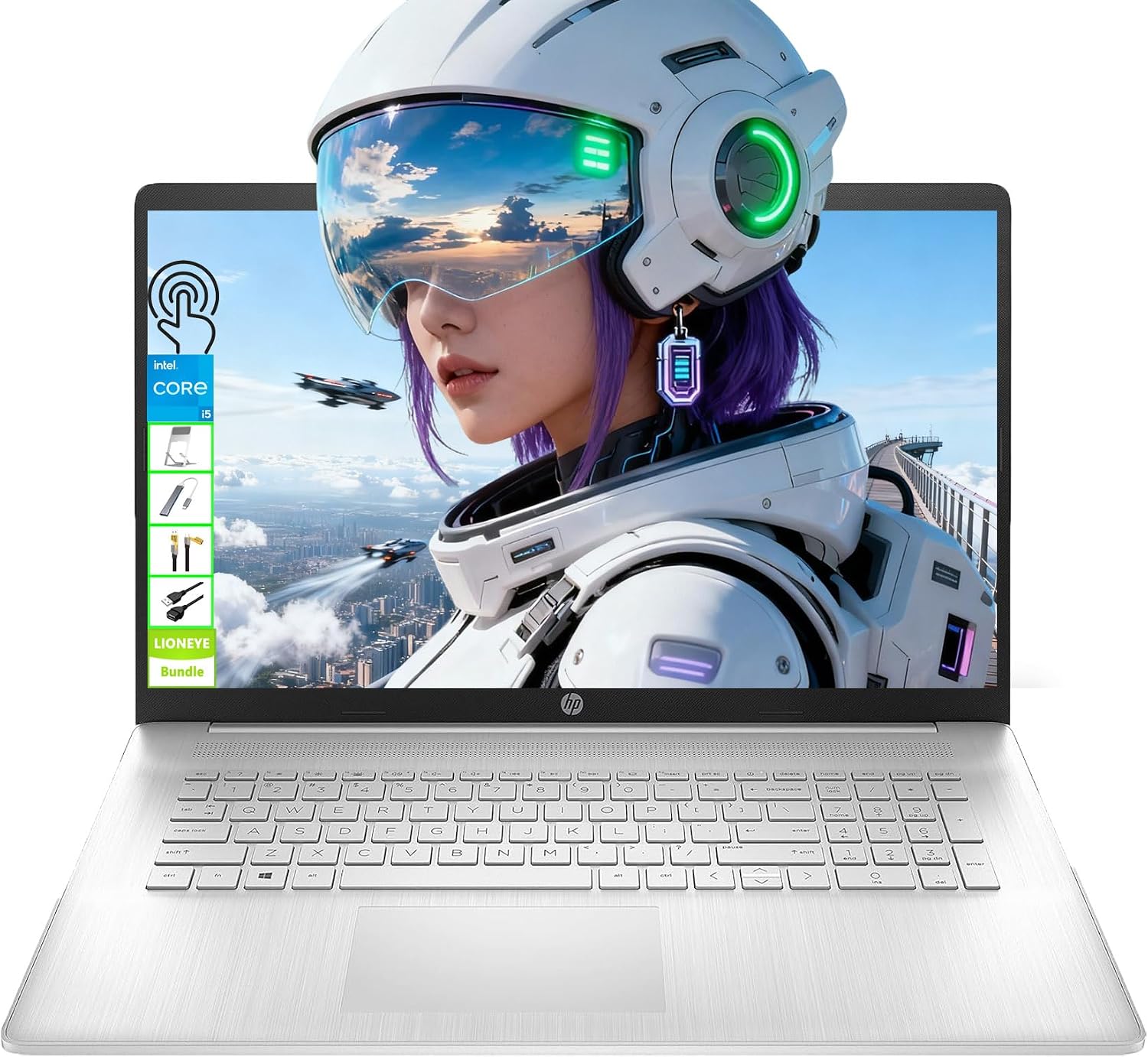 HP 15.6' HD Touchscreen Laptop, Intel Core i5-1155G7, 16GB RAM, 512GB SSD,Reliable Performance for Business/Students/Tourists,Long Battery Life&Versatile for Work/Study/Travel,Windows 11 Pro,LE Bundle