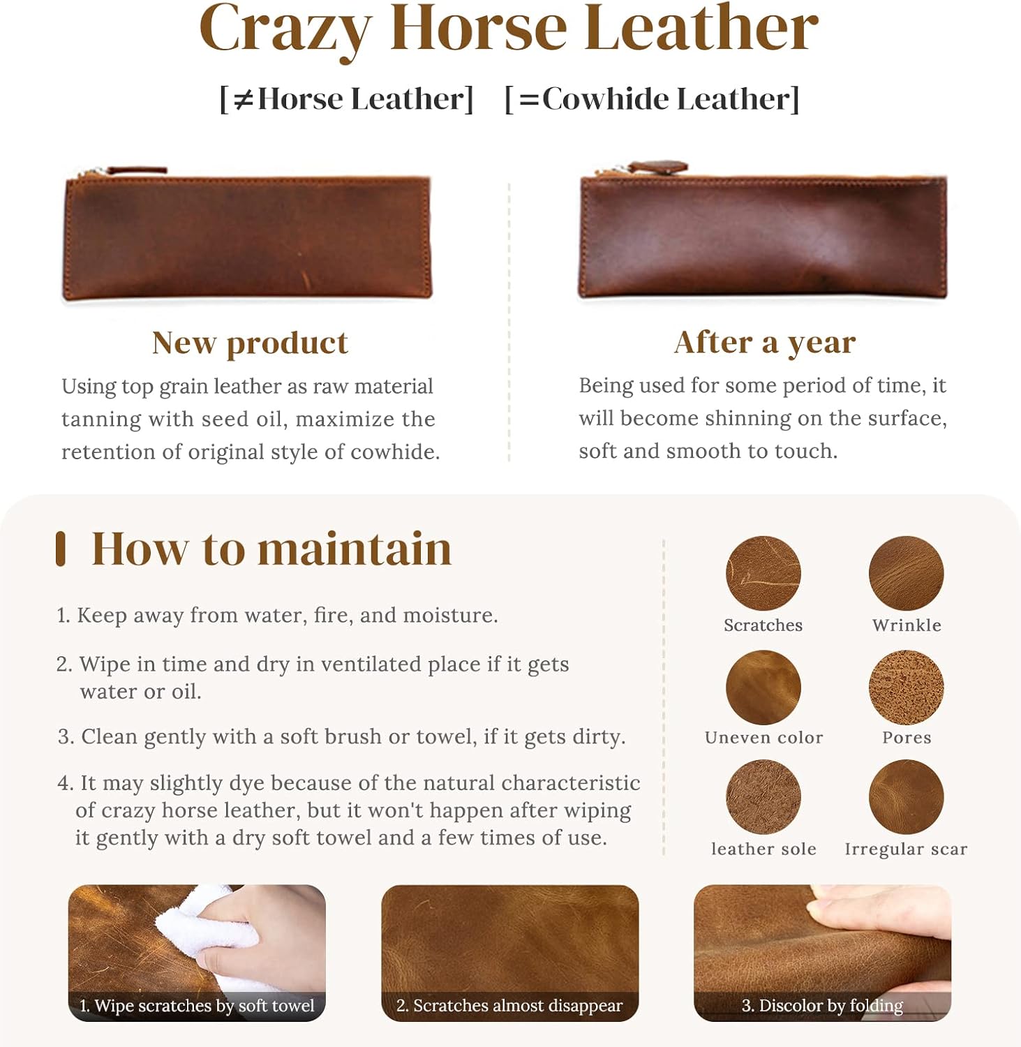 S-ZONE Women Genuine Leather Tote Bag Large Shoulder Purse Vintage Crossbody Work Handbag
