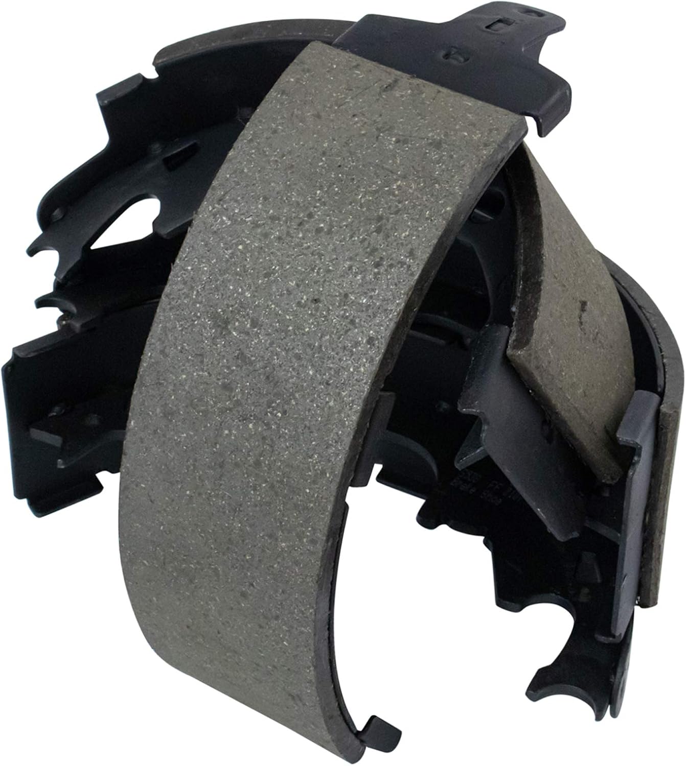 TRQ 9' Rear Brake Drum & Bonded Shoe Set Pair Kit for Jeep Wrangler Pickup Truck