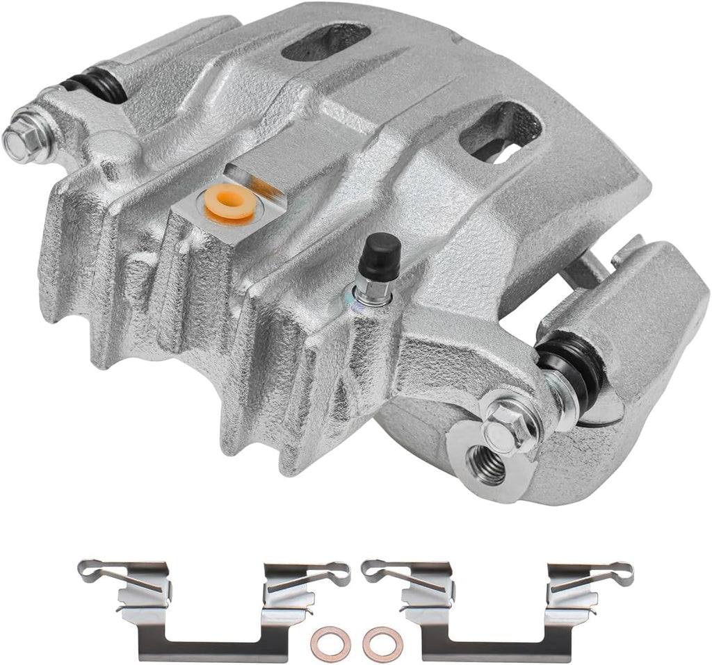 Detroit Axle - 4pc Brake Calipers for 2000-2005 Ford Excursion 2000-2004 Ford F-250 F-350 Super Duty Disc Brake Calipers w/Brackets 2001 2002 2003 Front and Rear Replacement