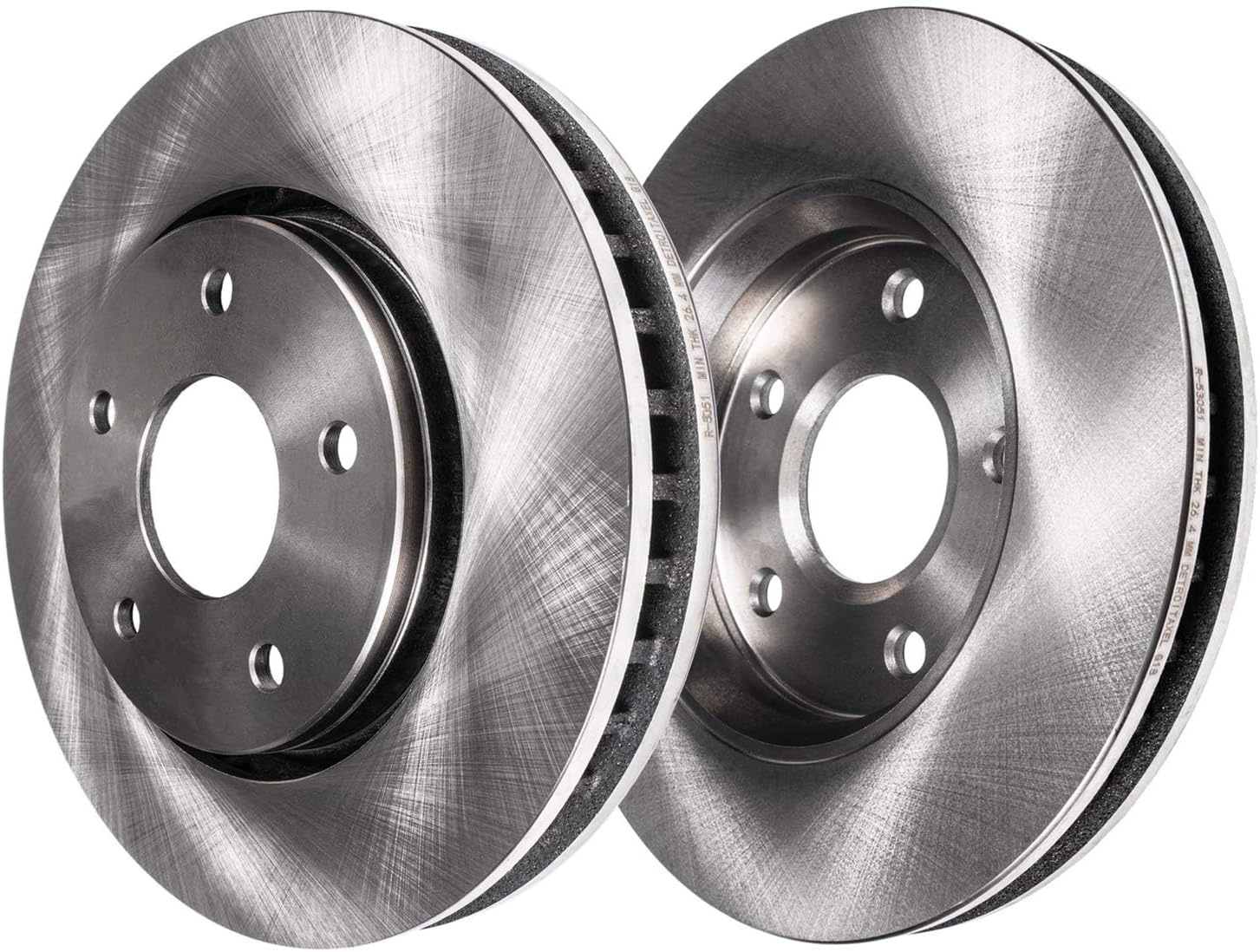 Detroit Axle - Front Brake Kit for Jeep 2012-2020 Grand Cherokee, 2018-2020 Dodge Durango 14.96' inch Disc Brake Rotors Ceramic Brake Pads with Hardware 2019 Replacement
