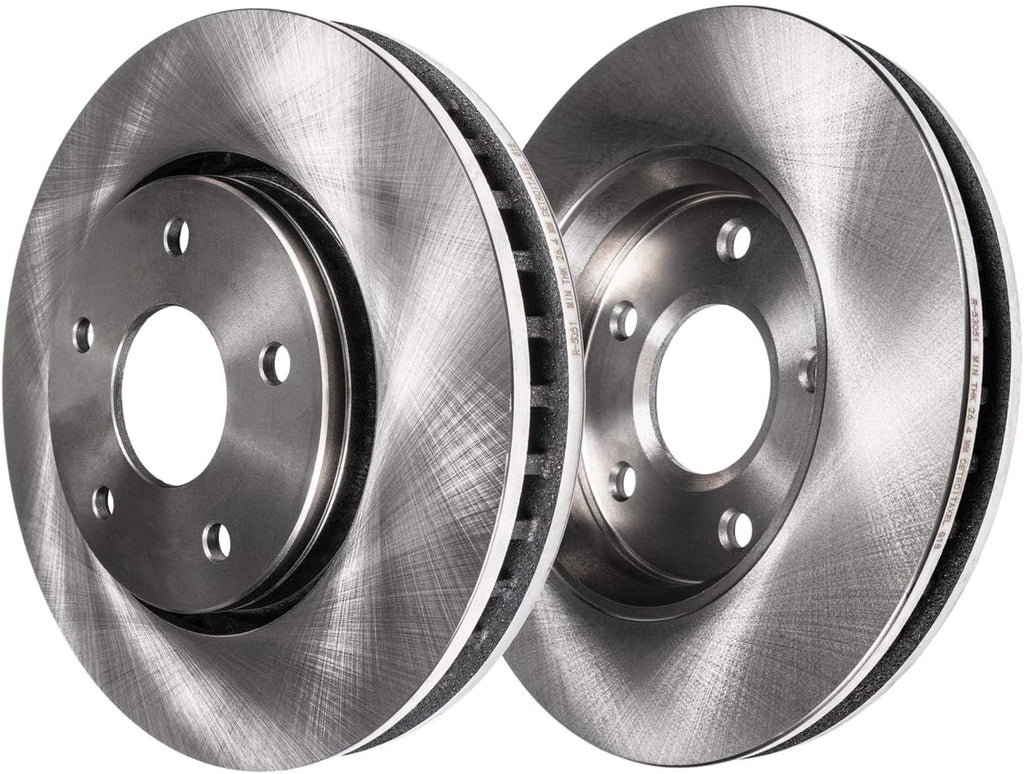 Detroit Axle - Front Brake Kit for Land Rover Discovery Range Rover Sport LR4, 14.17' inch Disc Brake Rotors Ceramic Brakes Pads with Hardware Replacement