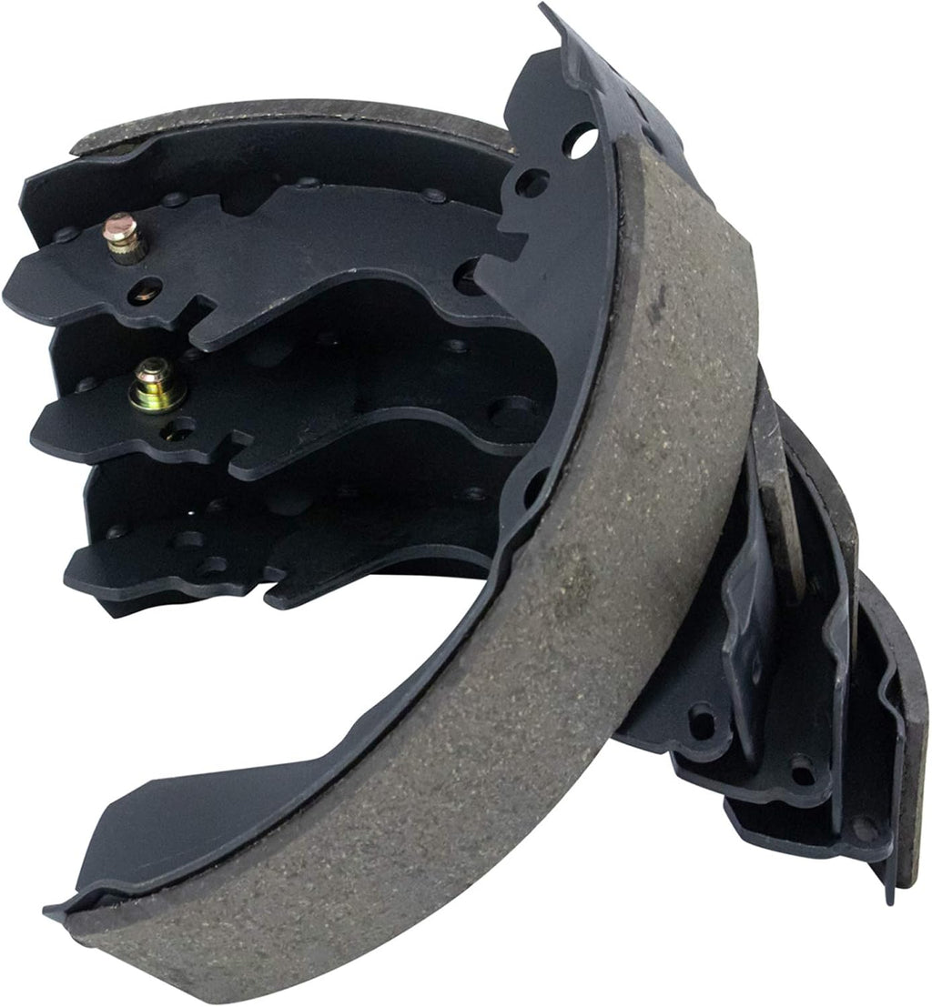 TRQ Rear Brake Drum & Shoe Kit Compatible with Dodge Chrysler Eagle Mitsubishi