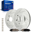 KAX Front Brake Kit for Ford Mustang 2005 2006 2007 2008 2009 2010, 11.54inch Brake Rotors Pads Kit, #54130+D1081 Front Brakes