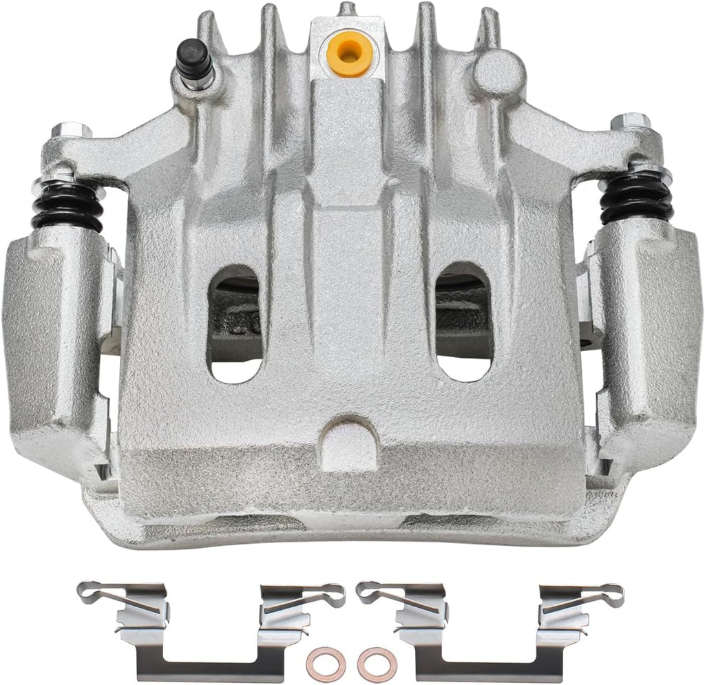 Detroit Axle - 4pc Brake Calipers for 2000-2005 Ford Excursion 2000-2004 Ford F-250 F-350 Super Duty Disc Brake Calipers w/Brackets 2001 2002 2003 Front and Rear Replacement