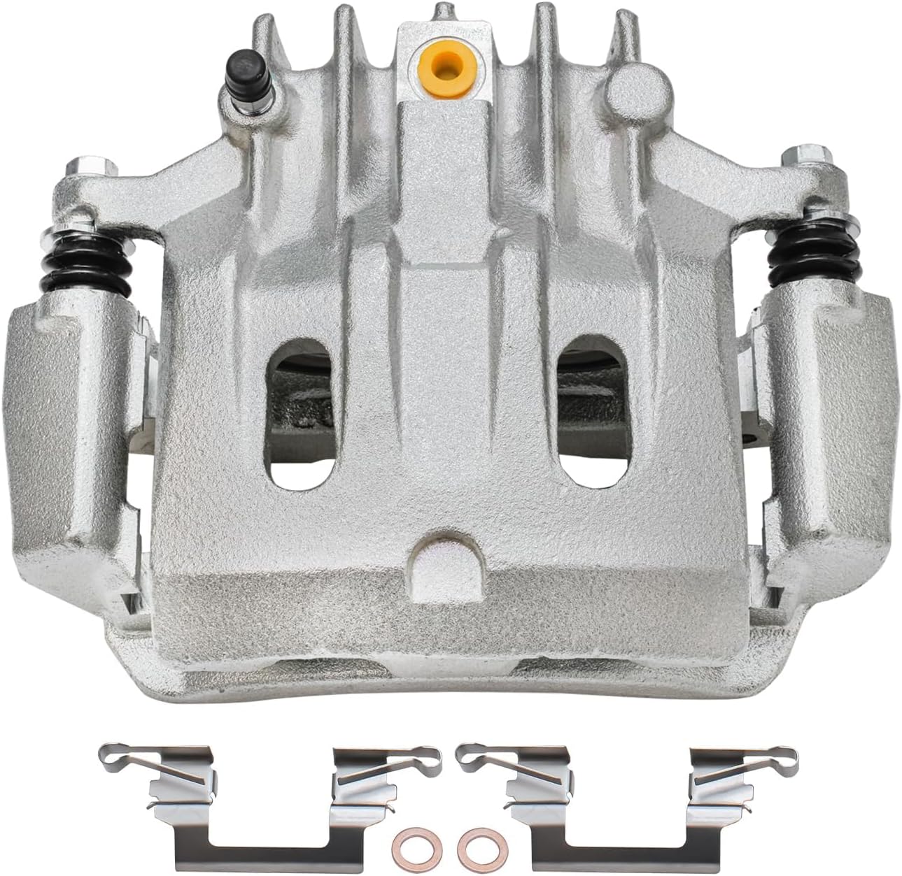 Detroit Axle - 4pc Brake Calipers for 2000-2005 Ford Excursion 2000-2004 Ford F-250 F-350 Super Duty Disc Brake Calipers w/Brackets 2001 2002 2003 Front and Rear Replacement