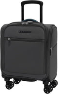 Verage Under Seat Luggage with Wheels, Softside Small Suitcase Spinner Carry On Luggage Bags for Airlines Airplanes Short Trip Men Women (Grey, 14-Inch Underseat)