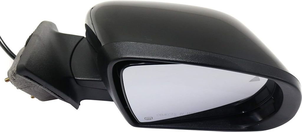 Garage-Pro Passenger Side Power Heated Mirror for Jeep Cherokee 2014-2018 Power Fold With Signal Light, Blind Spot Monitor & Puddle Lamp; Without Memory & Auto-Dimming Paintable