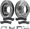 Replacement Disc Brake Rotor and Pad Kit For 2004-2005 Chevy Silverado 1500 Front HD Package Mechanics Choice for Chevrolet
