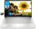 HP 15 15.6' Full HD Business Laptop Computer[Windows 11 Pro], Intel Core i5-1135G7 (up to 4.2 GHz), 8 GB DDR4 RAM, 256 GB PCIe SSD, Iris Xe Graphics, Numeric Pad, Wi-Fi 6, HDMI, Type-C, w/Hub
