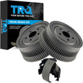 TRQ Rear Brakes Drums & Shoes Kit Set for Grand Caravan Voyager Town & Country