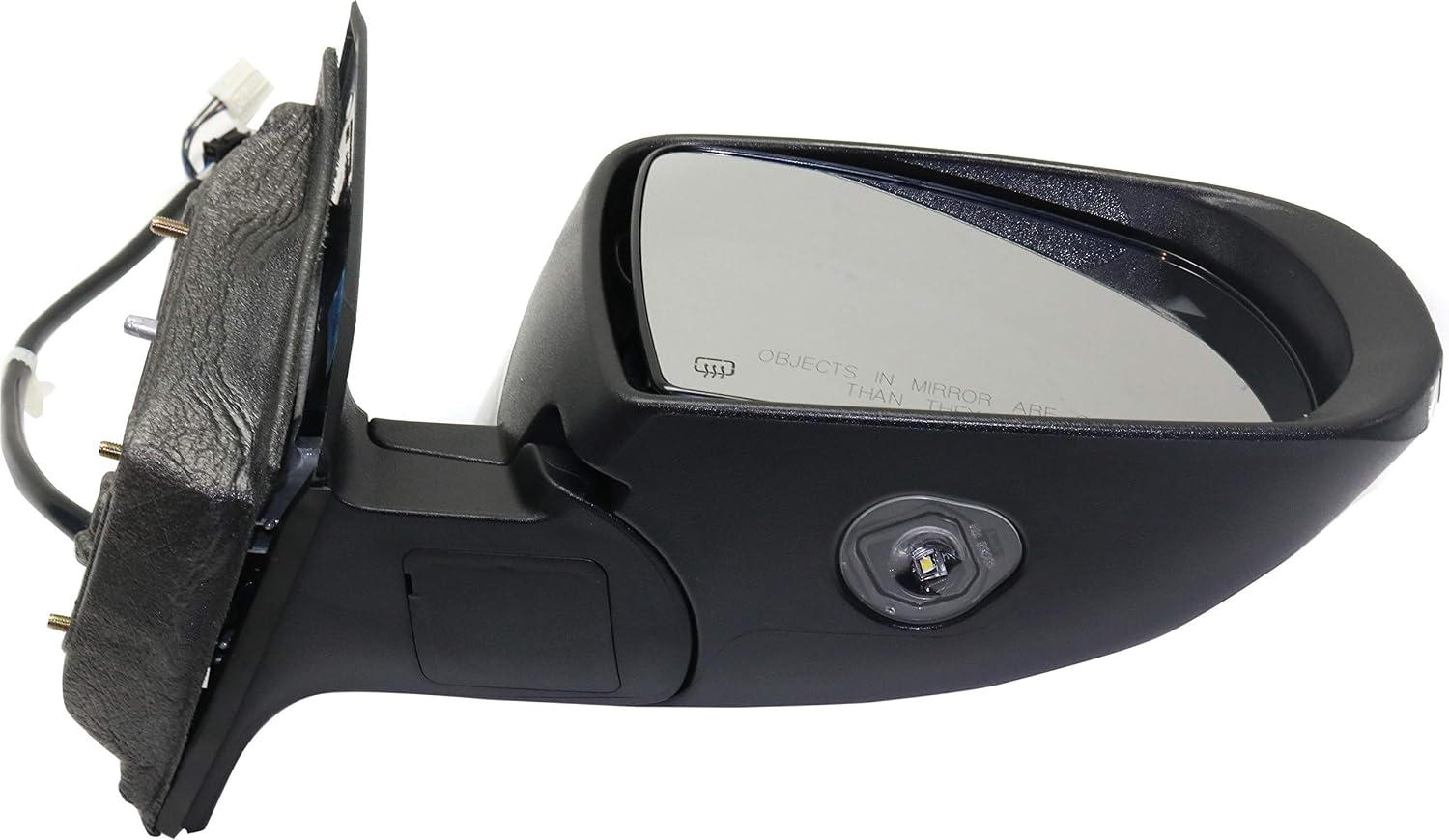 Garage-Pro Passenger Side Power Heated Mirror for Jeep Cherokee 2014-2018 Power Fold With Signal Light, Blind Spot Monitor & Puddle Lamp; Without Memory & Auto-Dimming Paintable