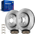 KAX Front Brake Kit for Jeep Grand Cherokee 2005-2010, Commander 2006-2010, 12.91inch Brake Rotors Pads Kit, #53026+D1080 Front Brakes