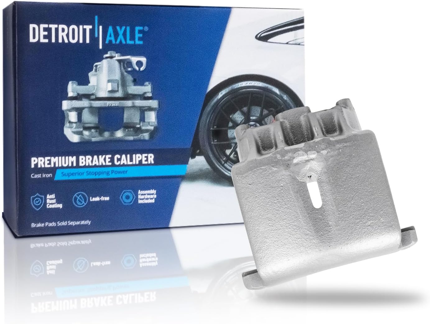 Detroit Axle - Rear Right Brake Caliper for 1995-2005 Freightliner FL50 1992-2005 FL60 FL70 1992-1994 MB60 MB70, Passenger Side Disc Brake Caliper Replacement