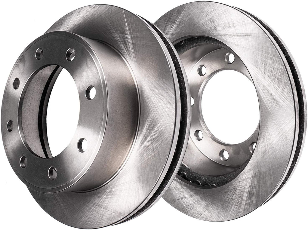Detroit Axle - Rear Brake Kit for 2012-2021 Nissan NV1500 NV2500 NV3500 Disc Brake Rotors Ceramic Brake Pads 2013 2014 2015 2016 2017 2018 2019 2020 Replacement : 14.36' inch Brake Rotors