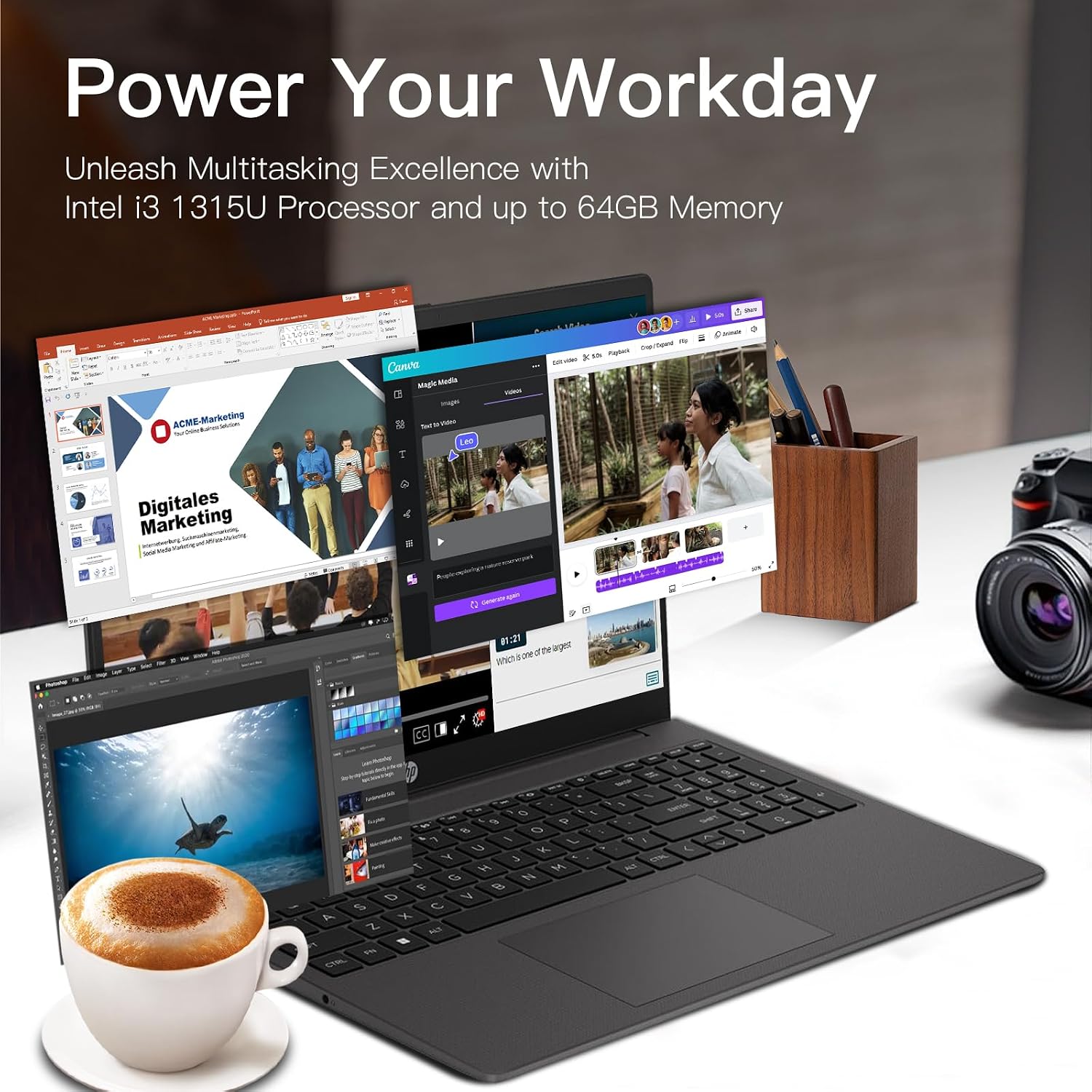 HP 250R-G9 Flagship Business Laptop - w/AI Copilot & Free CD/DVD Drive - 15.6' Full HD - i3 1315U (Beat Intel i5-1235U) - Wi-Fi 6 -Win 11 Pro w/w/Redragon Bundle (32GB RAM | 1TB SSD)