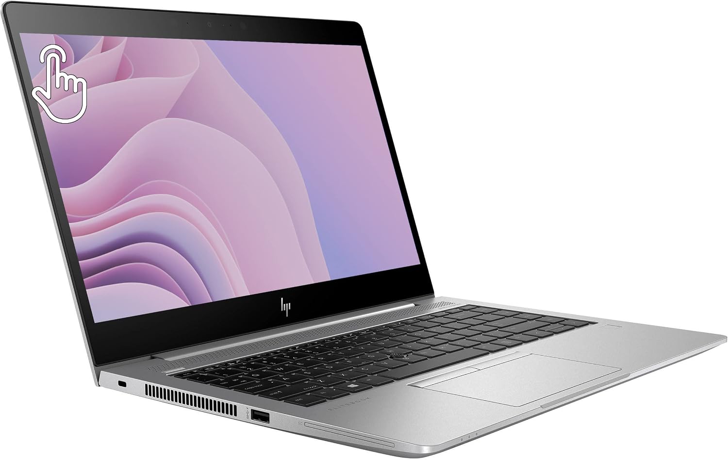 HP EliteBook 840 G6 14' Touchscreen Laptop, Intel i7 8665U 1.9GHz, 16GB DDR4 RAM, 256GB NVMe M.2 SSD, 1080p Full HD, USB C Thunderbolt 3, Webcam, Windows 11 Pro (Renewed)