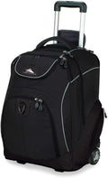 High Sierra Powerglide Wheeled Backpack, Black, One Size