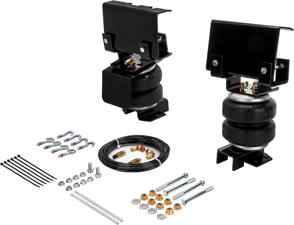 6,000 Lbs Rear Air Bags Suspension Kit for 2001-2006 Chevrolet Chevy Silverado and GMC Sierra 1500 HD 2500 Truck Towing, Replacement for Firestone 2190 Ride Rite Airbags for Trucks Rear Suspension