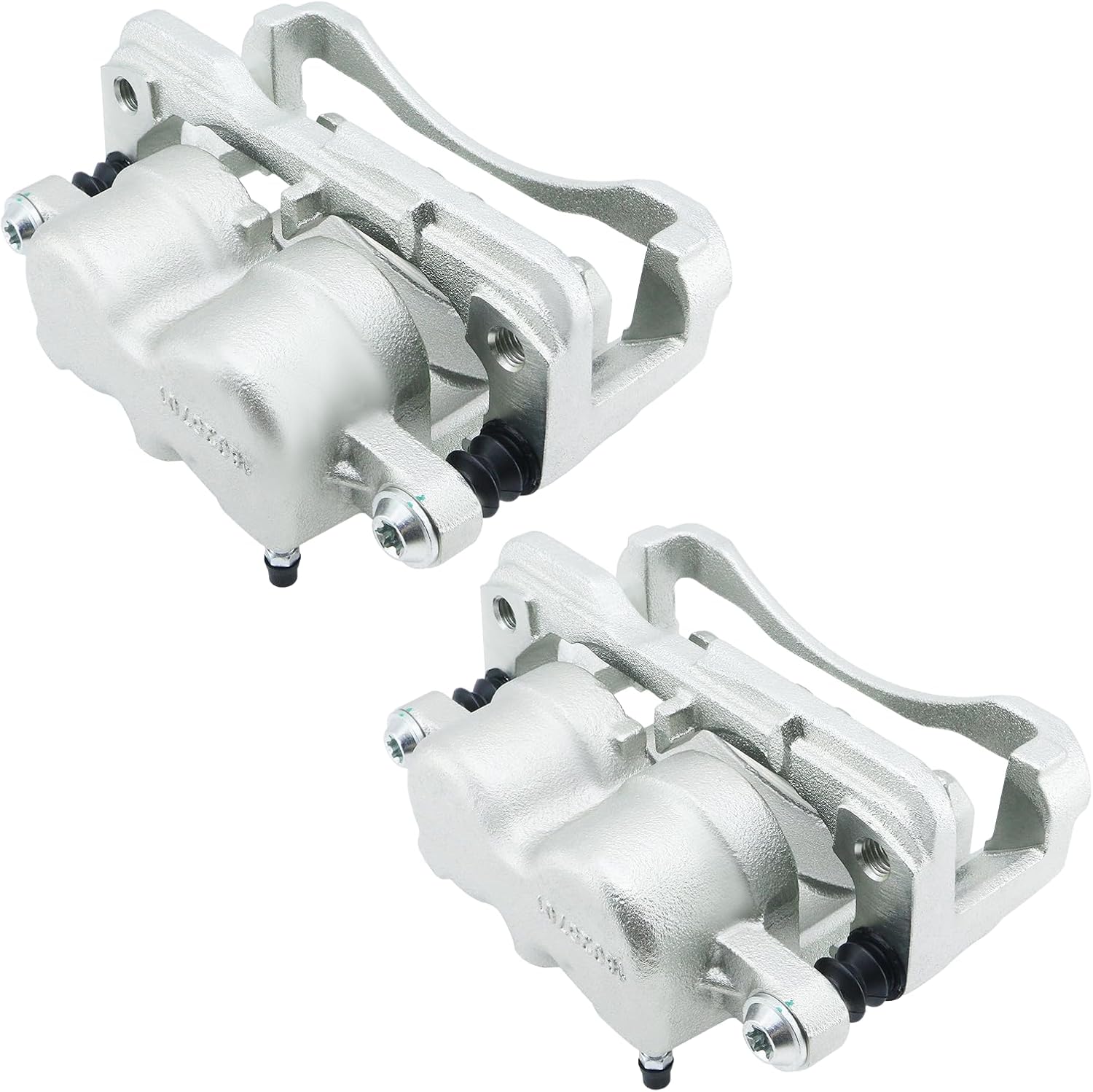 BDELI Front Brake Calipers Replace for 1999-2004 Chevy Silverado 1500, 2000-2006 Tahoe, 1999-2004 GMC Sierra 1500, 4.3/4.8/5.3/6L, with Bracket: 18B4728+18B4729, 25848000+25848001