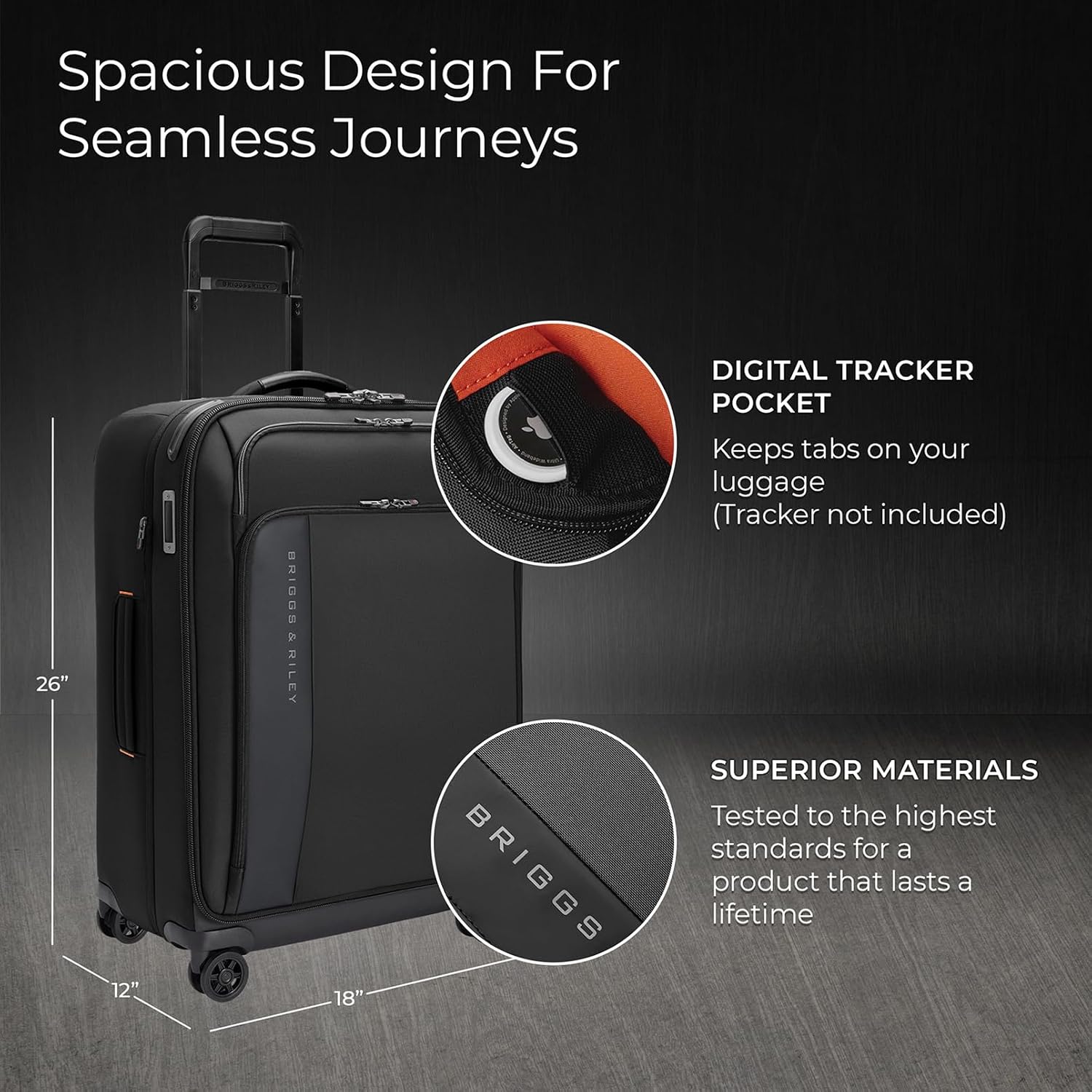 Briggs & Riley ZDX Medium Expandable Spinner