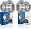 Detroit Axle - Brake Rotors for 2013-2024 Ram 4500 5500, 15.35' inch Front and Rear Disc Brake Rotors 2014 2015 2016 2017 2018 2019 2020 2021 2022 2023 Replacement