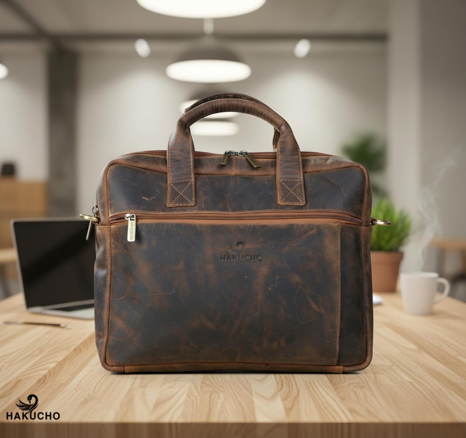 Laptop Bag 16 Inch : The Vintage Leather Collection
