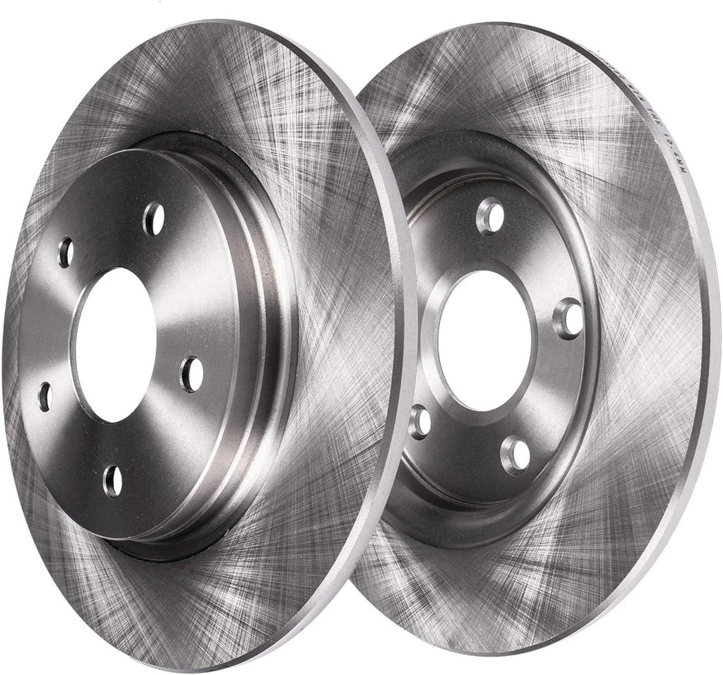 Detroit Axle - Rear Brake Kit for 2006-2010 Explorer Mercury Mountaineer 2007 2008 2009 Disc Brake Rotors Ceramic Brakes Pads Right Brake Calipers Replacement