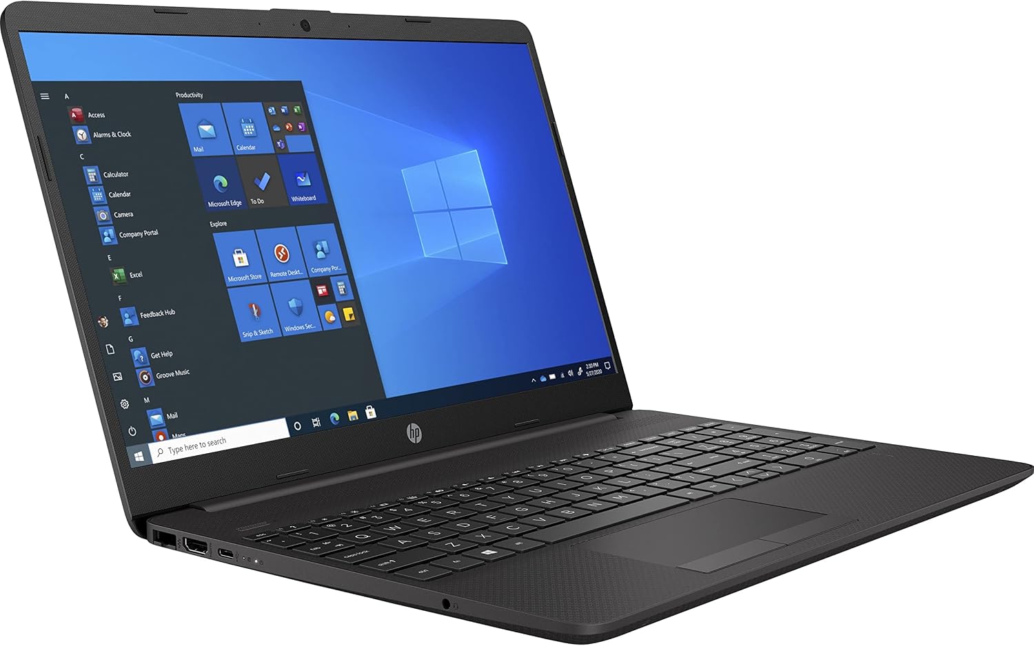 HP 255 G8 15.6' Notebook - Full HD - 1920 x 1080 - AMD Ryzen 5 5500U Hexa-core (6 Core) 2.10 GHz - 16 GB RAM - 256 GB SSD - Dark Ash Silver