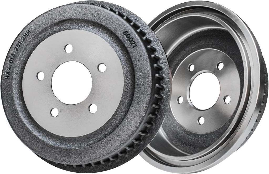 Detroit Axle - Brake Kit for Chrysler Town & Country Dodge Grand Caravan Plymouth Voyager, Front Disc Brake Rotors Rear 12.11'' inch Brake Drums Replacement