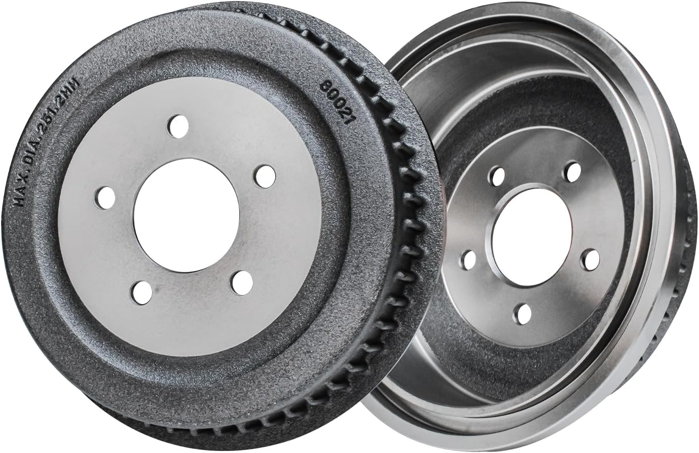 Detroit Axle - Brake Kit for Chrysler Town & Country Dodge Grand Caravan Plymouth Voyager, Front Disc Brake Rotors Rear 12.11'' inch Brake Drums Replacement