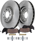 Detroit Axle - Front Brake Kit for 2014-2019 Cadillac CTS 2016-2020 Chevrolet Camaro, Disc Brake Rotors Ceramic Brakes Pads with Hardware Replacement : 12.64' inch Rotors