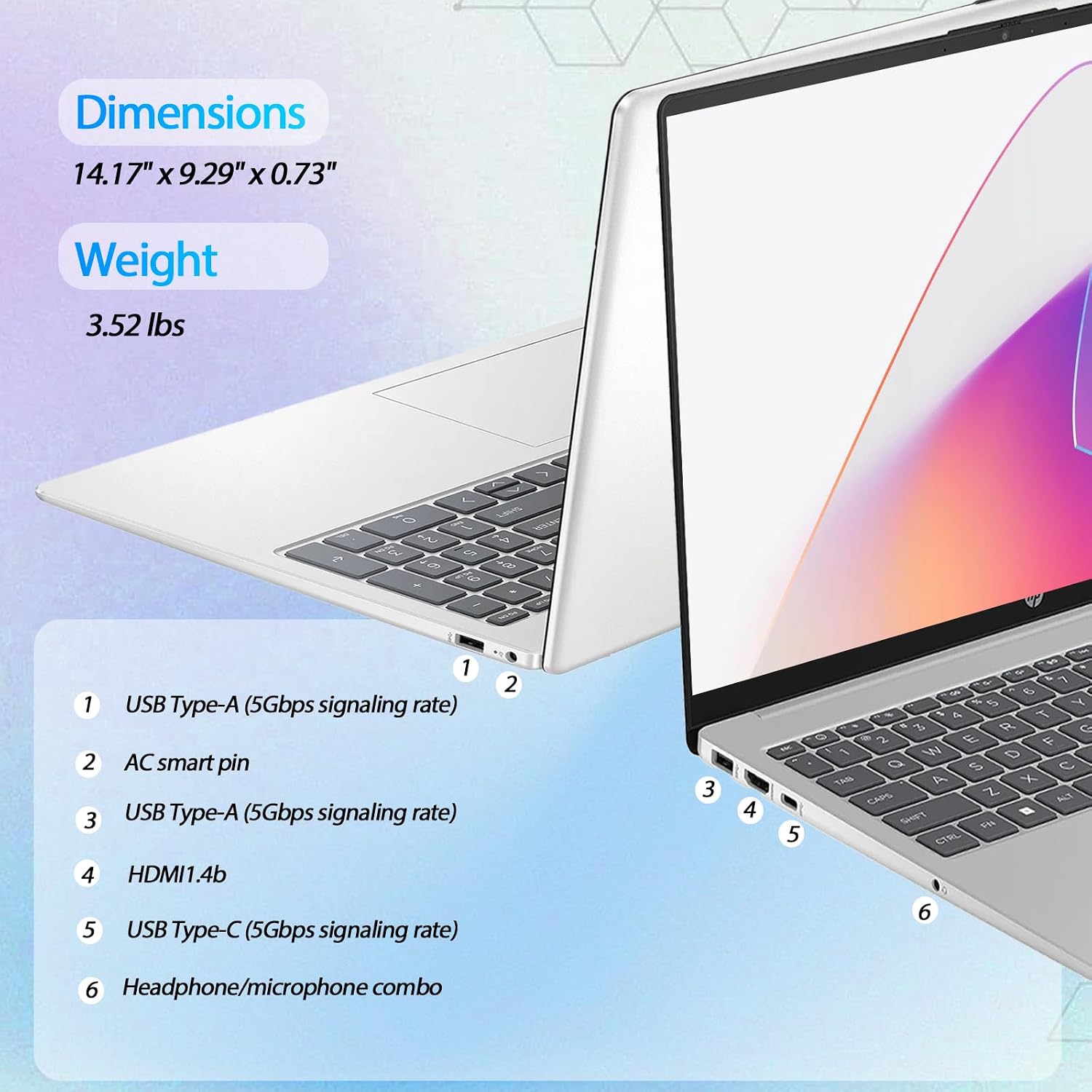 HP Flagship 15.6' Touchscreen Business Laptop, AMD Ryzen 7 7730U, FHD Anti-glare Display, AMD Radeon GPU, AI Noise Reduction, Lightweight, Copilot, Wi-Fi 6, Win 11 Pro, 64GB RAM + 2TB SSD, Accessories