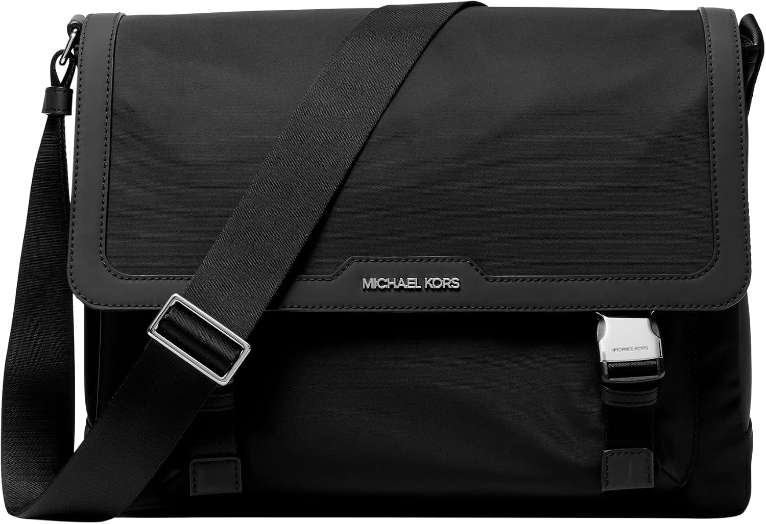 Michael Kors Unisex Malone Signature Logo Cargo Messenger Bag