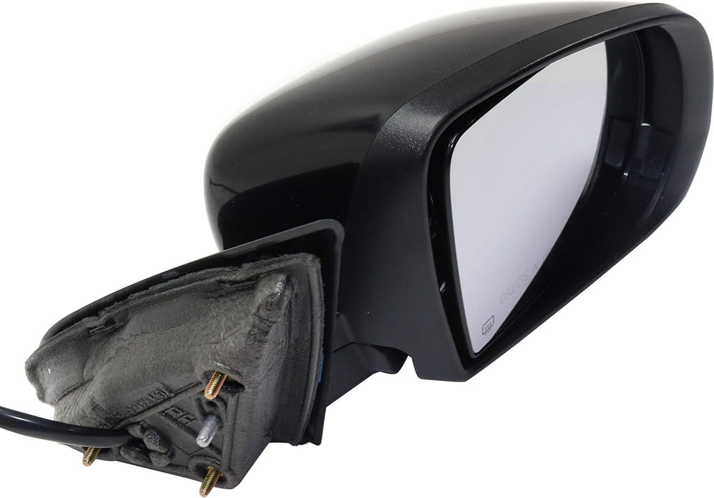 Garage-Pro Passenger Side Power Heated Mirror for Jeep Cherokee 2014-2018 Power Fold With Signal Light, Blind Spot Monitor & Puddle Lamp; Without Memory & Auto-Dimming Paintable