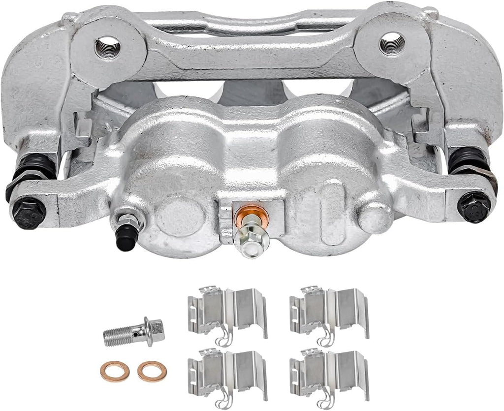 Detroit Axle - Front 2pc Brake Calipers for Chrysler Pacifica Town & Country Dodge Grand Caravan Ram C/V Routan, 2 Disc Brake Calipers Replacement