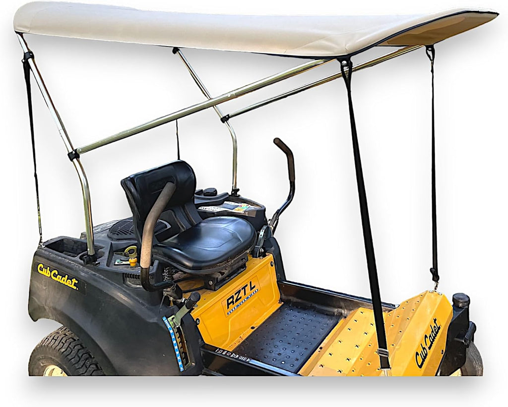 Sun Pro Series Lab Certified UPF 50+ Quick Release Extra Large Sun Shade Canopy for Zero Turn Lawn Mower - Fits John Deere, Kubota, Cub Cadet, Troy-Bilt & Others- Reduce Heat & Glare with This Canopy