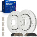 KAX Front Brake Kit for Ford F-150 2010-2020, Expedition 2010-2021, Lincoln Navigator 2010-2021, 13.78inch Brake Rotors Pads Kit, #54153+D1414 Front Brakes