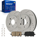 KAX Front Brake Kit for Chevrolet HHR 2006-2011, 10.85inch Brake Rotors Pads Kit, #55122+D1160 Front Brakes