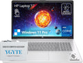HP 17 Touchscreen Laptop Computer, 17.3' HD+ Touch Screen Laptop Notebook PC, Intel 10-Core i7, 64GB RAM 1TB SSD, Windows 11 Pro, 10 Key Backlit Keyboard, Fingerprint Reader, Wi-Fi 6