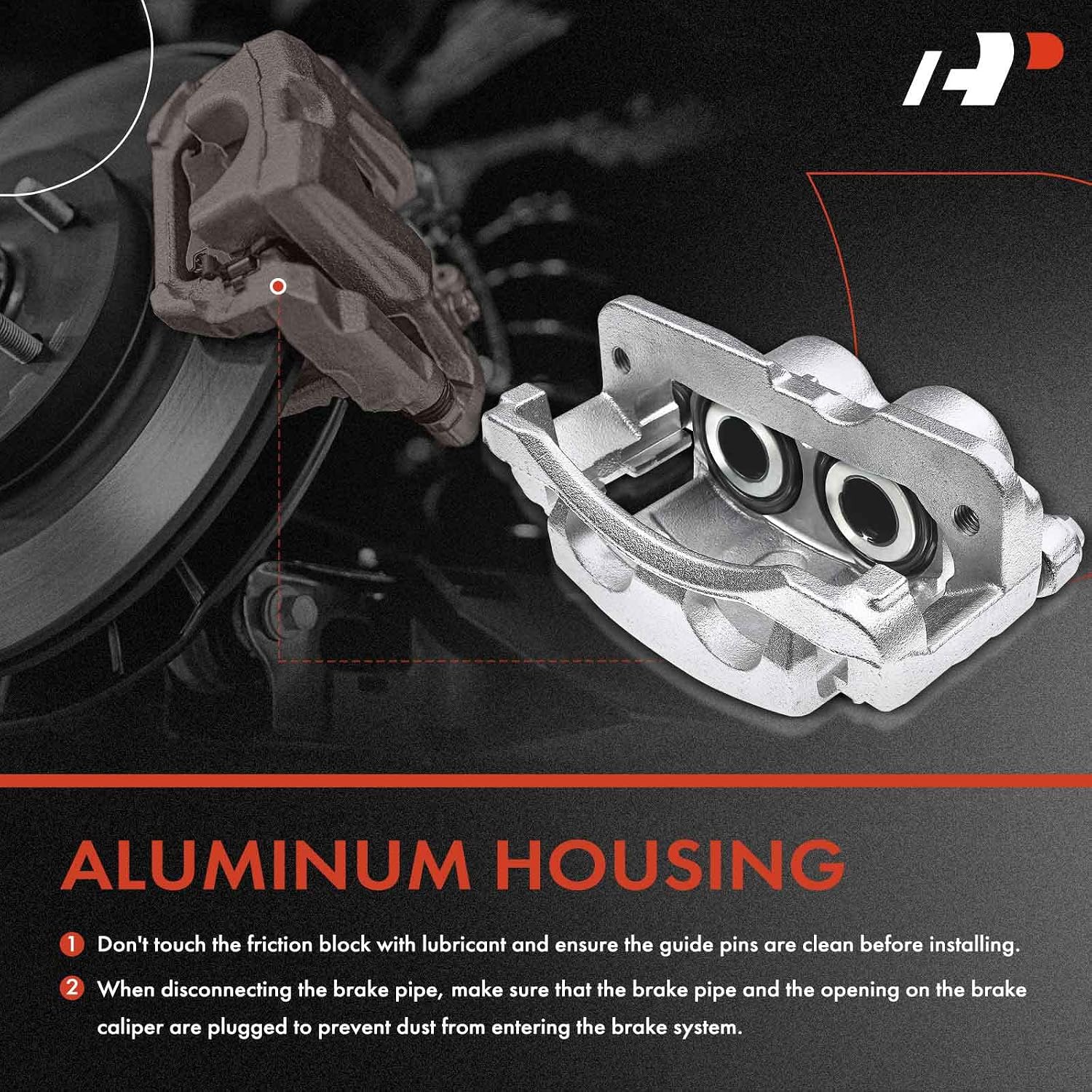 A-Premium Front and Rear Drilled and Slotted Disc Brake Kit with Calipers Compatible with Chevy Silverado 1500 00-02, Tahoe 00-01, Astro 03-05 & GMC Sierra 1500 00-02, Yukon 00-01, Safari 16-PC Set