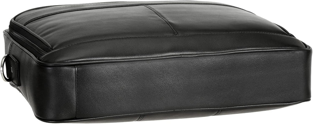 Polare Full Grain Leather 16.5'' Laptop Bag Briefcase for Men Business Messenger Work Bag Fits 15.6'' Laptop