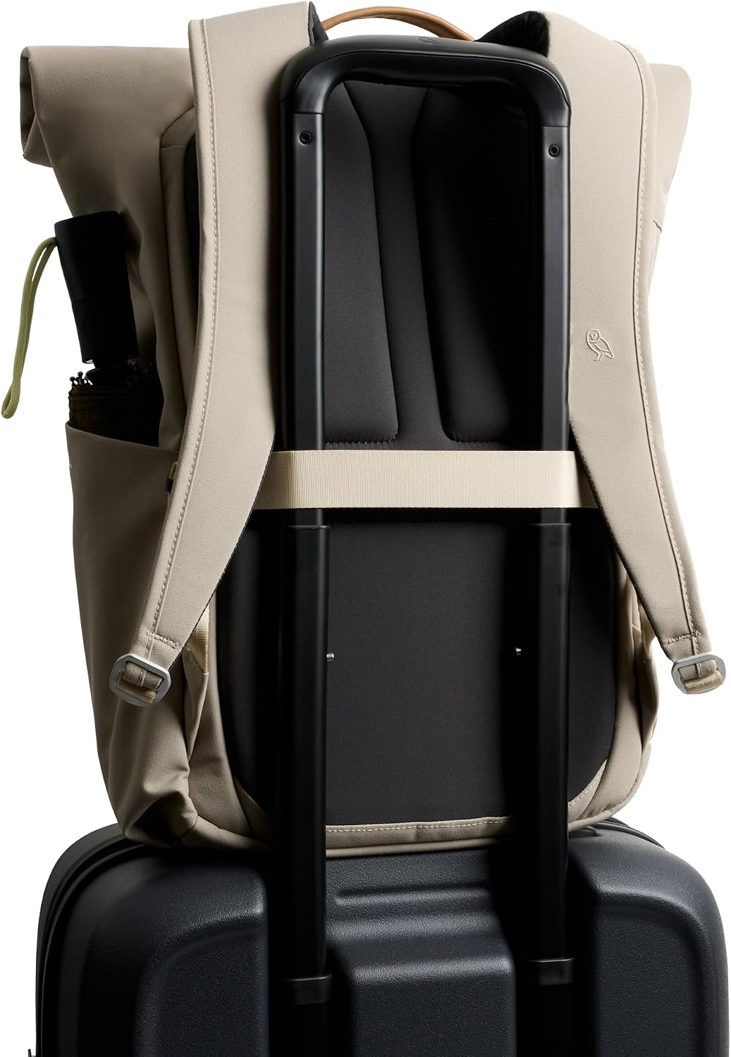 Bellroy Classic Rolltop (commuter backpack with 16' laptop sleeve, luggage pass-through, and two access points) - Tahini
