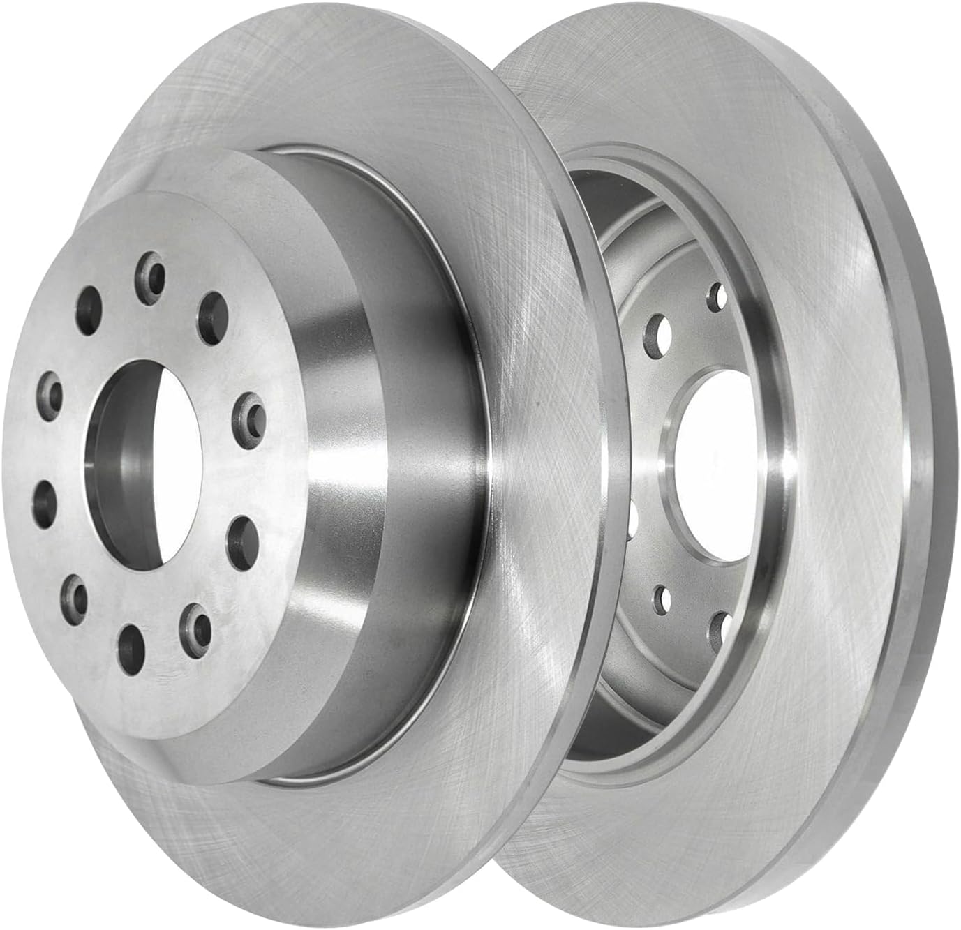 Detroit Axle - Rear Brake Kit for Jeep 2018-2023 Wrangler [Standard Brakes - BRY Code] 12.91' inch Disc Brake Rotors Ceramic Brake Pads with Hardware 2019 2020 2021 2022 Replacement