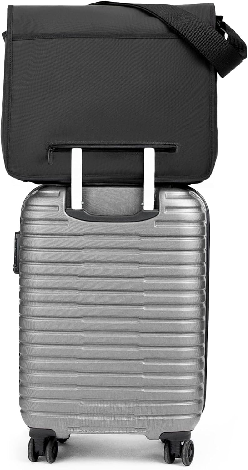 Manhattan Portage Deluxe Computer Bag (LG) with Adjustable Strap Water Resistant 1000D Cordura for Work College Travel