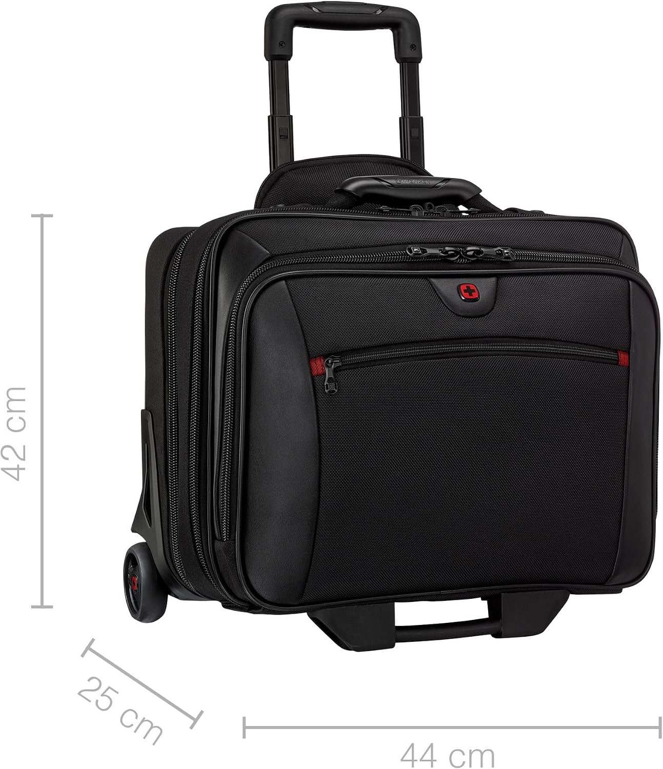 Wenger Patriot Rolling Case Blk Up To 17IN Laptop with notebook Case (WA-7953-02F00)