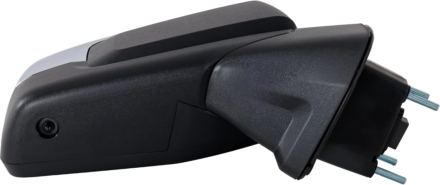 JC Whitney Right Power Heated Mirror for GMC Sierra 1500 2019-2023 Manual Fold With Memory; Without Signal Light, Blind Spot Monitor, Puddle Lamp & Auto-Dimming Chrome New Body Style JGM230ER