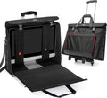 CURMIO Rolling Carrying Bag with Wheels Compatible for Apple iMac 27 inch Desktop Computer, Detachable Trolley Storage Case Compatible with iMac 27' Monitors and Accessories, Black (Patent Pending)