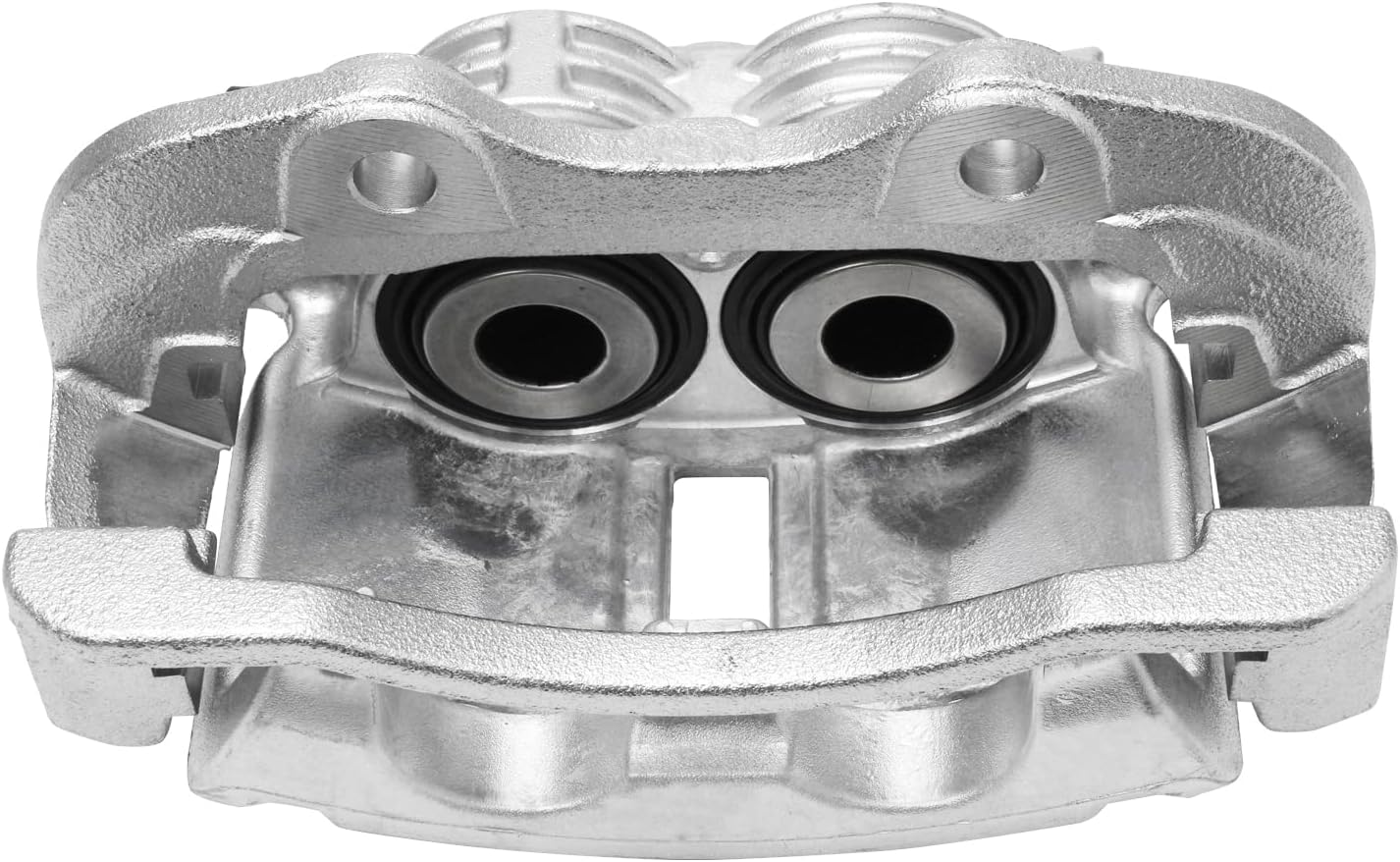 Detroit Axle - Rear Disc Rotors Brake Pads + Left Brake Caliper Replacement for Escalade Silverado Sierra Suburban 1500 Tahoe - 5pc Set